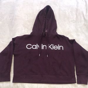 Calvin Klein Maroon Hoodie